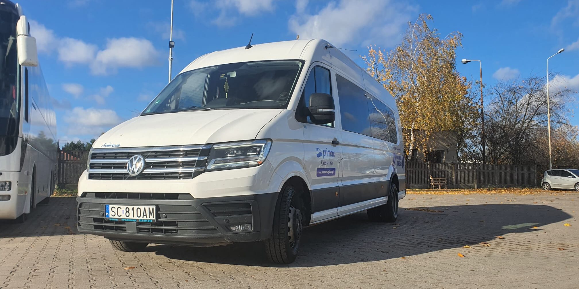 Wynajem busów Poznań Z kierowcą 9 osobowego